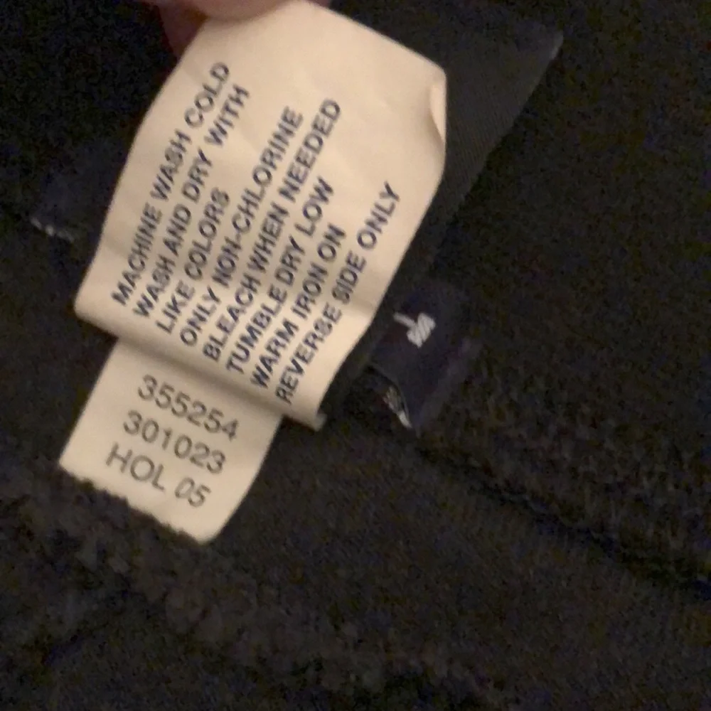 2005 GapKids Black Velour Pleated Skirt Size Small 6 7 Girls